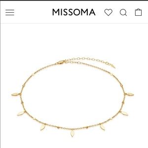 MISSOMA Leaf Charm Choker